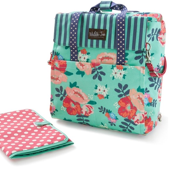 Matilda Jane Bye Bye Baby Floral Diaper Backpack - Picture 13 of 13